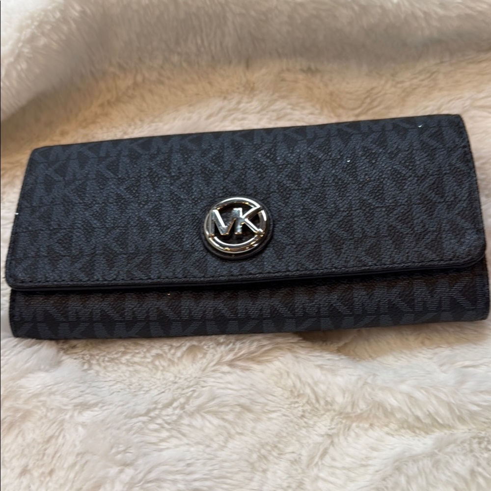 Michael Kors Black Monogram Wallet